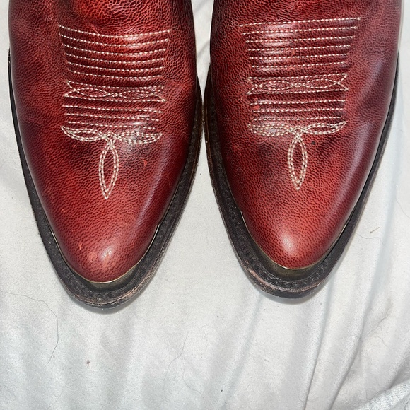 IDYLLWIND WOMEN'S WHEELS WESTERN BOOTIES - ROUND TOE RED WOMENS WESTERN BOOTS - Picture 3 of 6